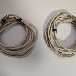 Pair of MonsterBass 300 Subwoofer / RCA Cables - 13 Feet (4m) 