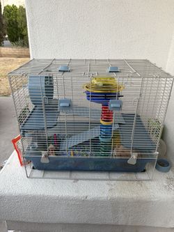 Hamster Cage with Bedding/ Accessories !!