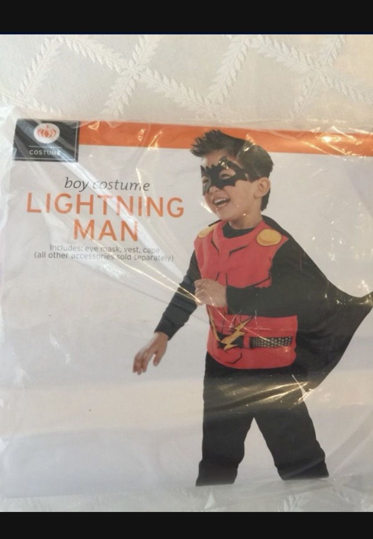 Lightning man costume