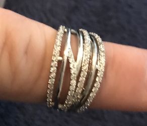 Size 8 Sterling silver ring