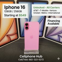Apple IPhone 16 Unlocked 