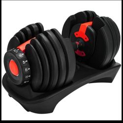 New Single Adjustable Dumbbell 5-52lbs 