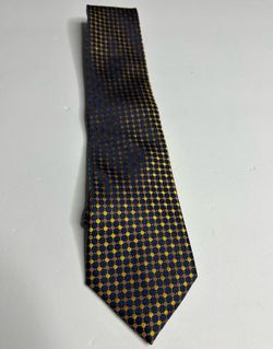 Navy and Gold Merona Tie