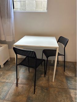 Table and chairs