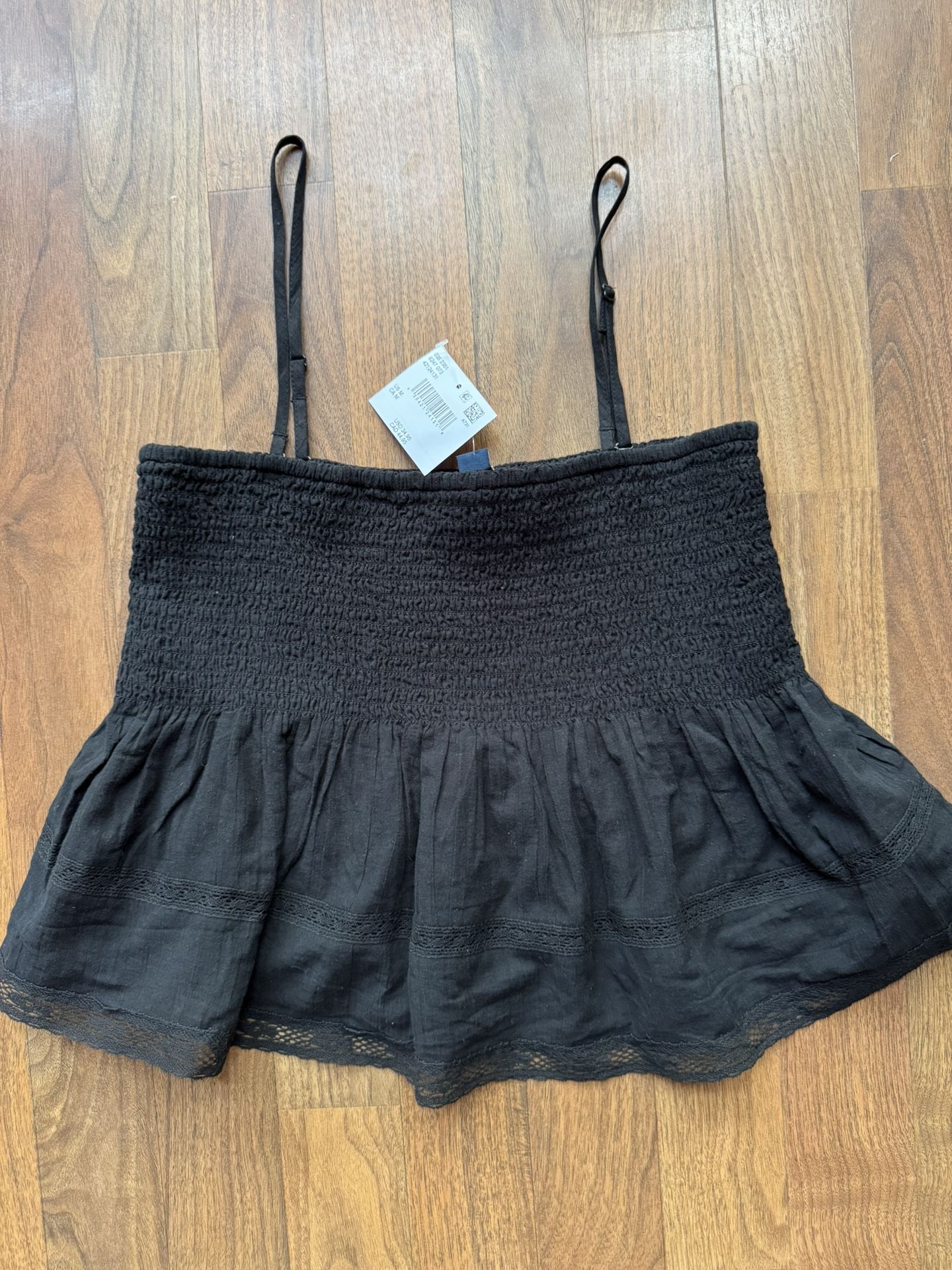 New with Tags American Eagle AE Smocked Babydoll Cami Tank Top 2(contact info removed)