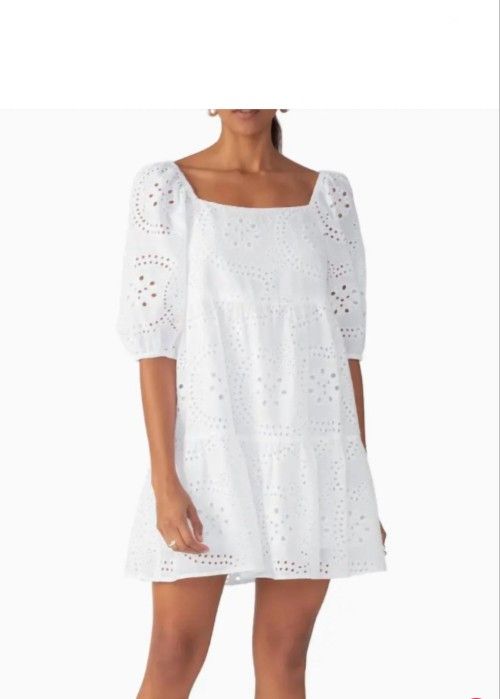 New Super Cute Sanctuary Eyelet Dress - Size S
