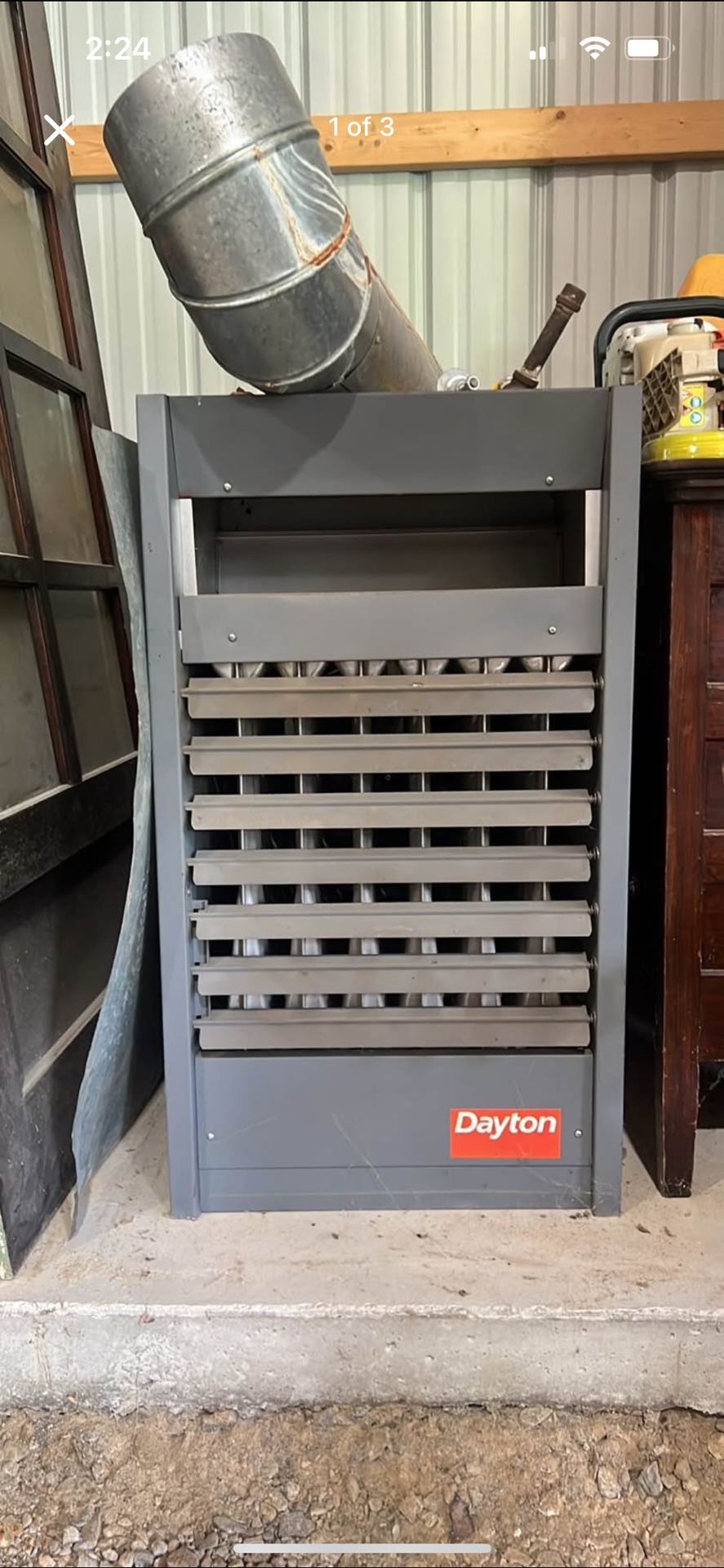 Dayton 3e23od 120000 btu heater