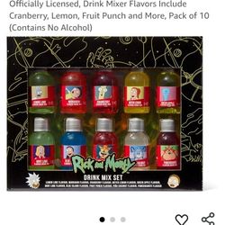 RICK AND MORTY Drink Mix Set 