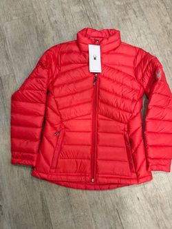 Spyder Red Down Puffer Jacket – Women’s Medium