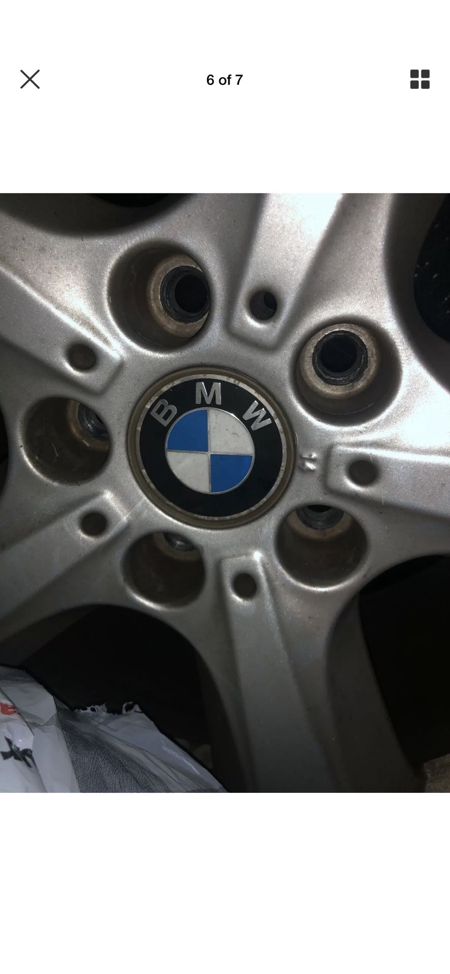 BMW X5 OEM 18" 255/55R18 used WHEEL & tire.