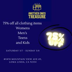 75 % CLOTHING