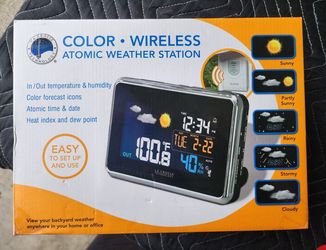 LaCrosse 308-805 Atomic Wireless Weather Station Adapter Digital Remote B5