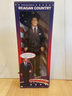 12” President Ronald Reagan Talking Doll - New & Still Sealed in Box ($15)