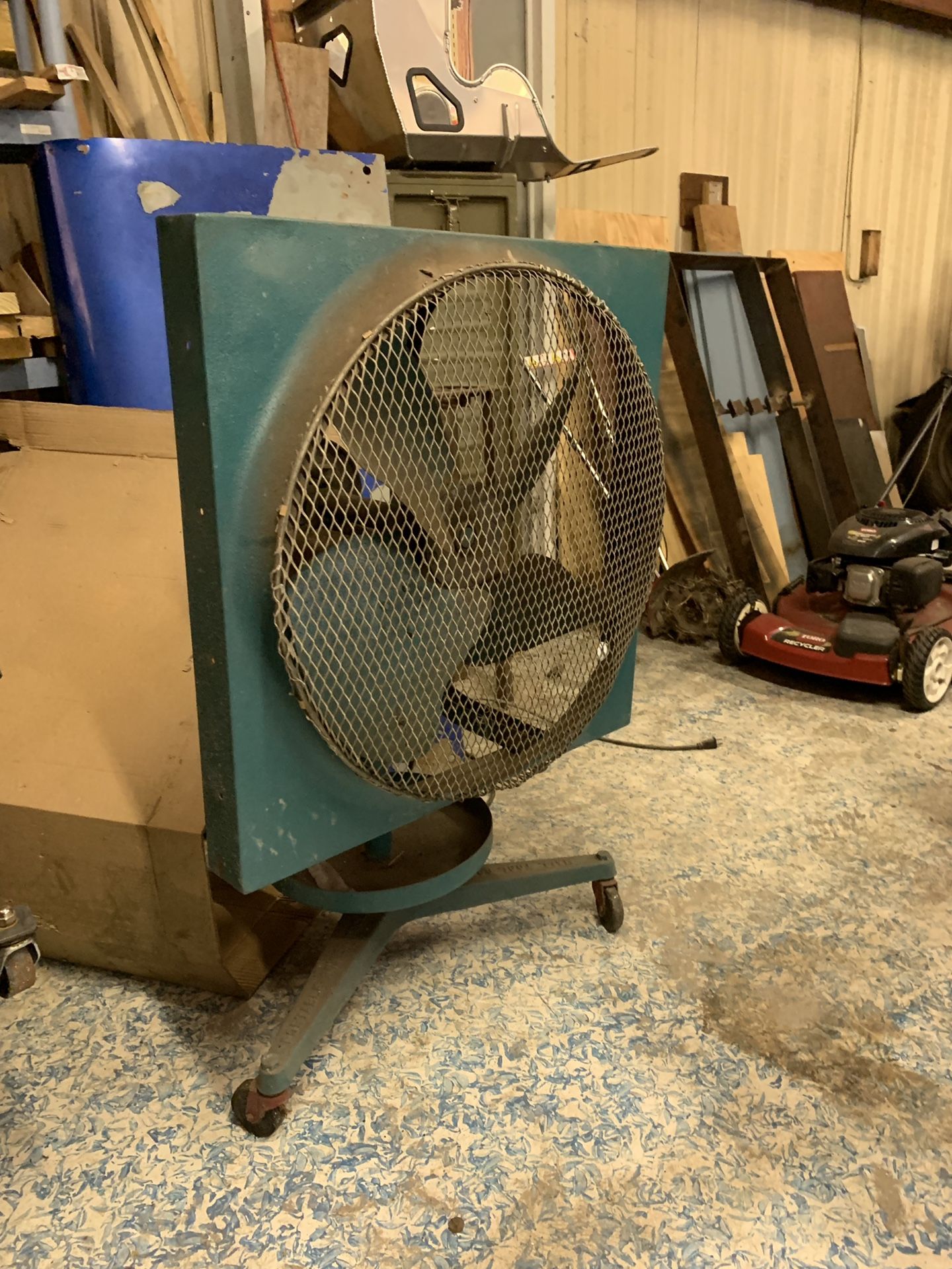 Antique shop fan