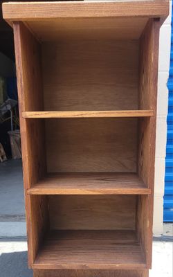 Wood Bookshelf 3-Shelf