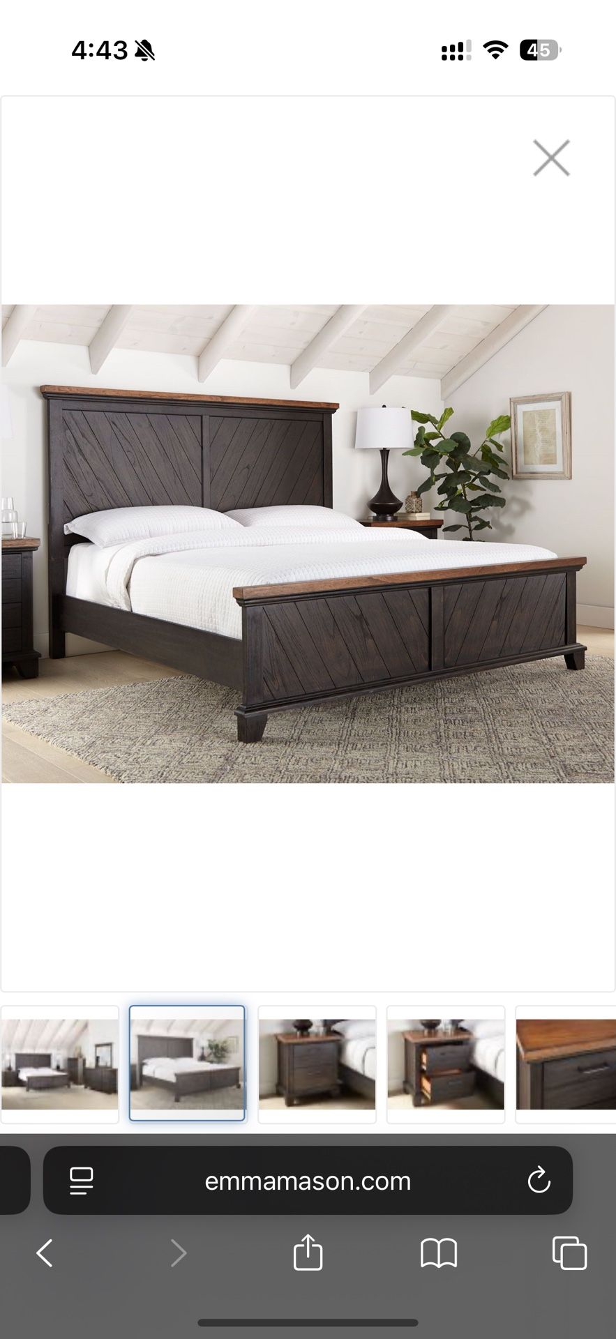 Queen Bedroom Set - Steve Silver Bear Creek