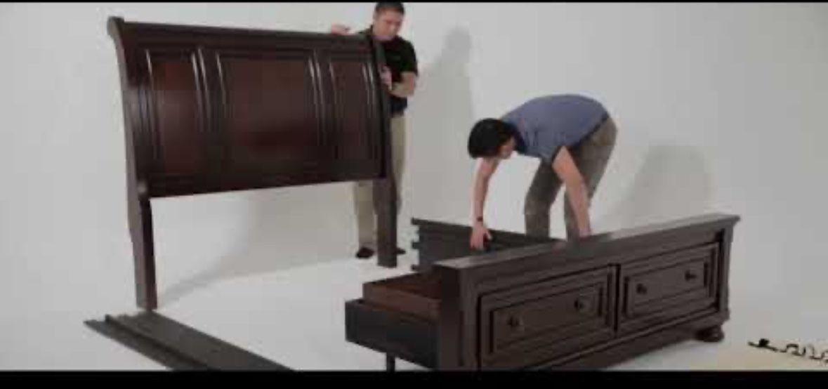 Cal king bed frame (mattress Is Avaible For Purchase As Well)