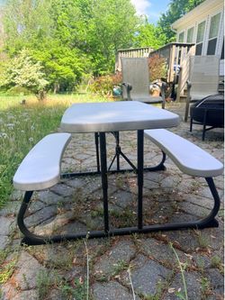 Kids bench and table