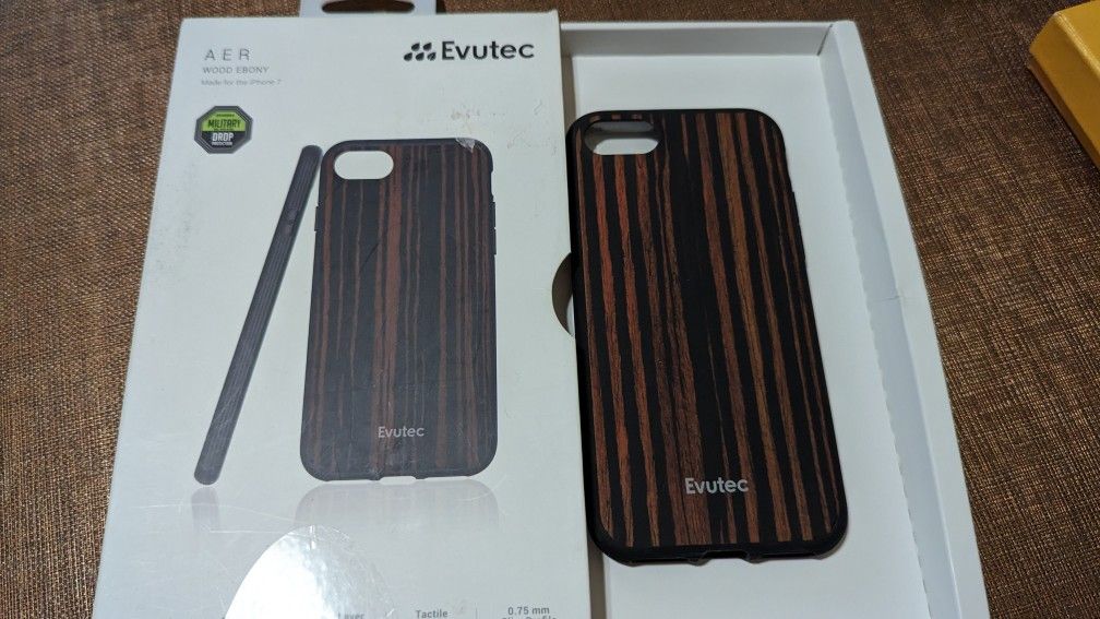 Brand New iPhone 7 Wood Case In Ebony Color