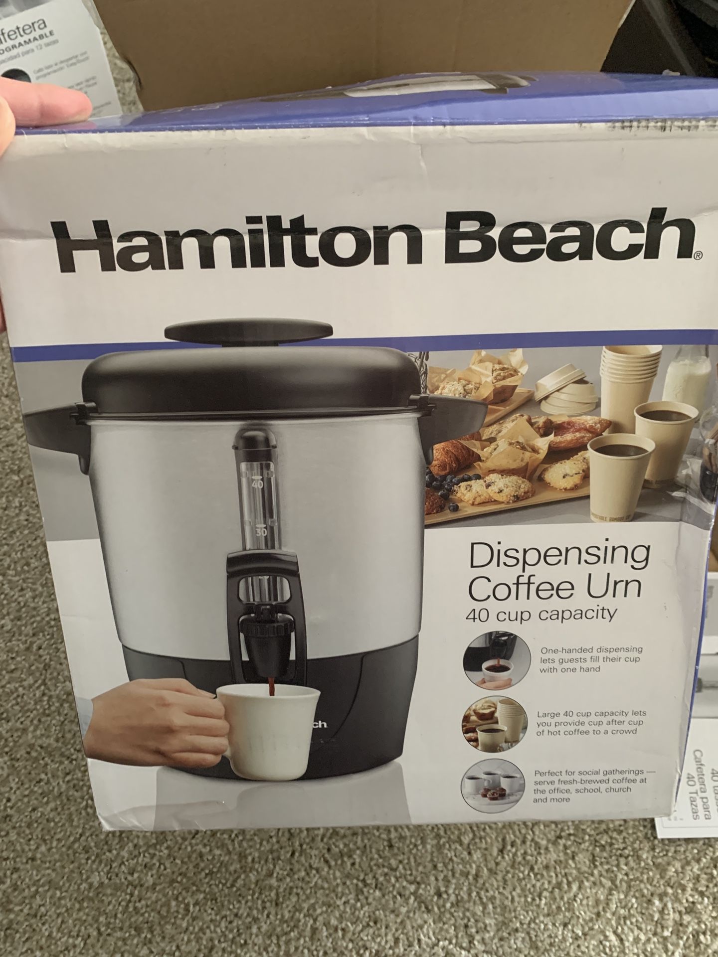Hamilton Beach 40CUP Coffee/ Urn dispenser