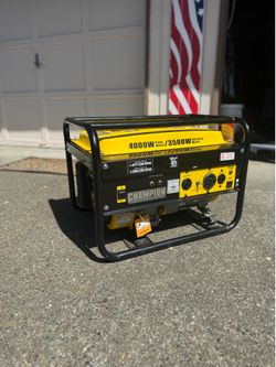 Champion 4000 Watt Generator