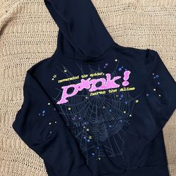 Men’s Small Spider Hoodie Black