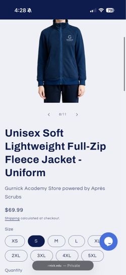 Medium Gurnick Academy Full-Zip Fleece Jacket - Uniform