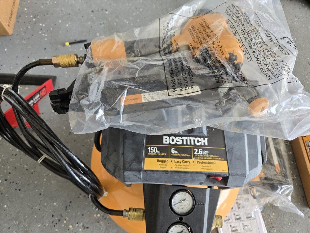 Bostitch Compressor With Tool Kit
