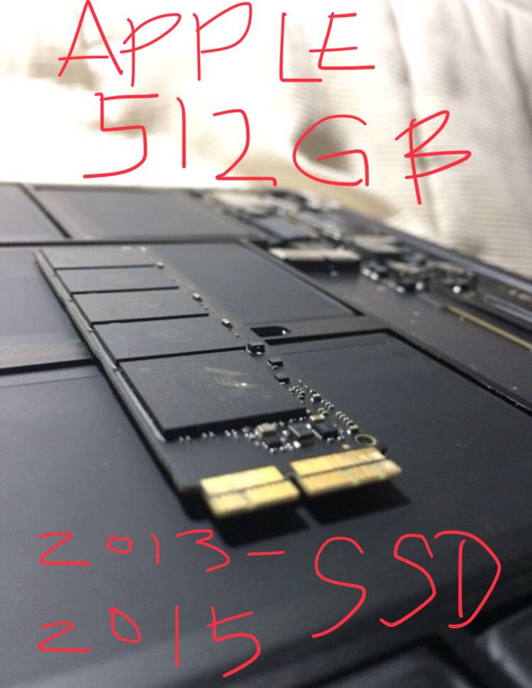 512gb OEM Apple SSD 2013-2015 MacBook Pro and MacBook Air