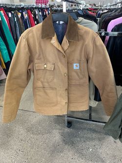 Carhartt Brown Duck Canvas Chore Coat