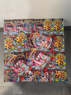 Pokémon TCG: Loose & Sleeved English Booster Packs — Chaos Rising