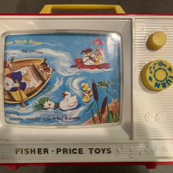 Vintage Fisher Price Two Tunes TV 