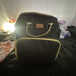 Baby Bag For Trips Or Vacation Black And Grey 