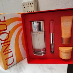 New Clinique Happy for Women 3.4 oz eau de parfum 5-pc gift set. - $89