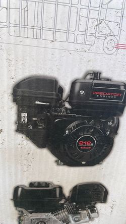 Horizontal shaft gas engine