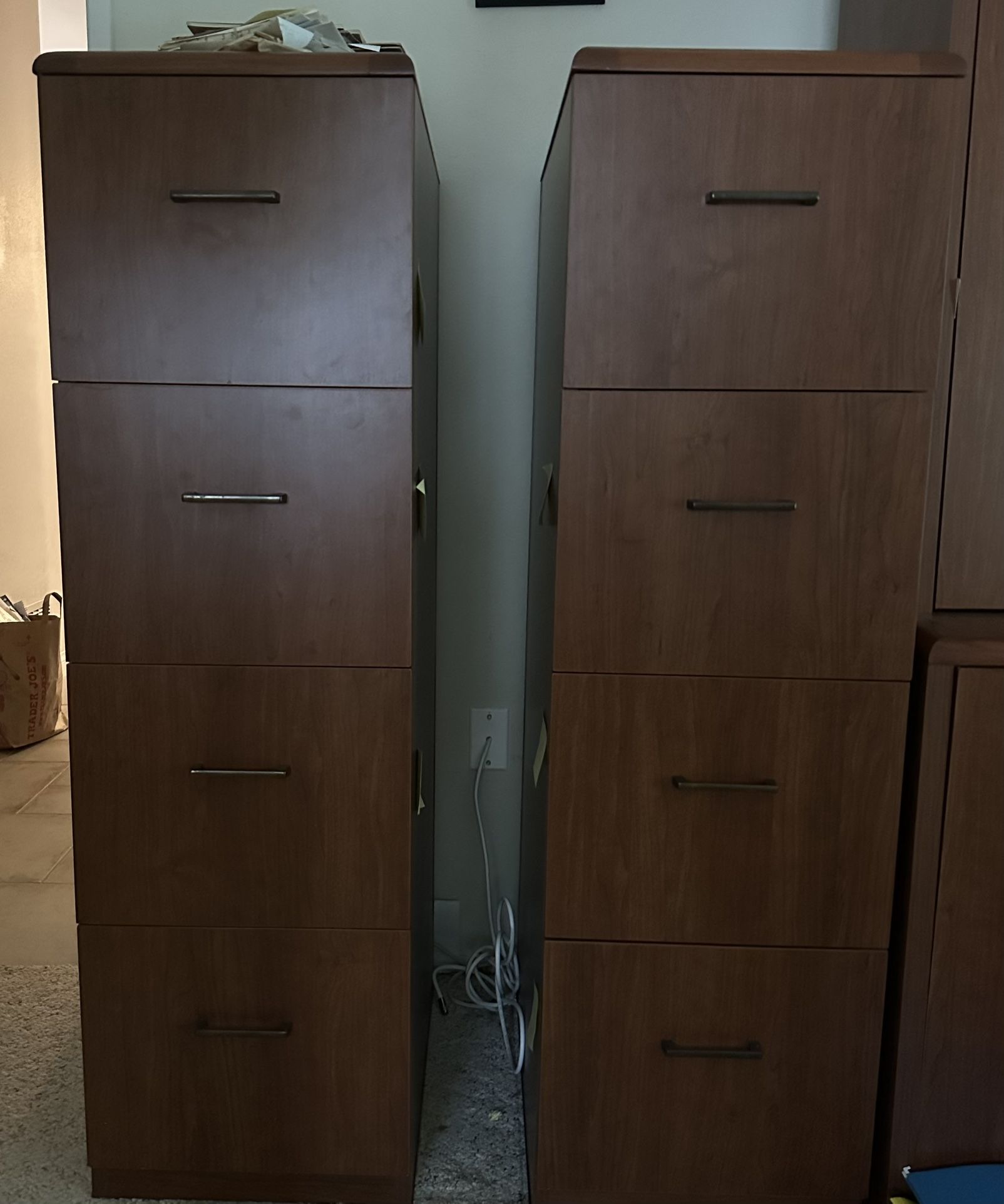 File Cabinets Wooden 4-drawer