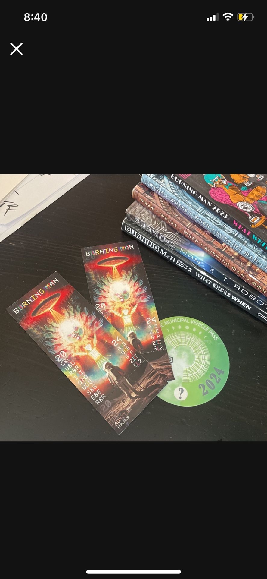 Burning Man Tickets For Sale. VP Free With Tickets.