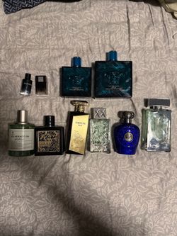 Versace Eros + eau fraiche + lataffa arabian + dior cologne bundle