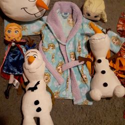 big lot of frozen with 4t robe