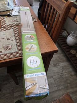 Eco-Home 2-in-1 Broom and Squeegee