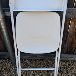 White Plastic Folding Chairs