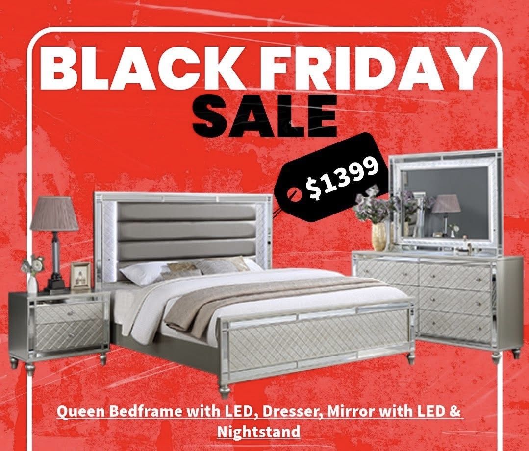 4PC Queen Bedroom Set