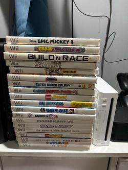 PS4 and Wii games and controllers