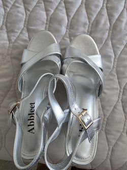 Silver Platform Heels