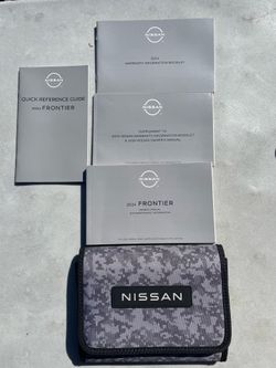 2024 Nissan frontier owners manual and case
