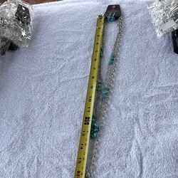 Hemoso collar piedras azul