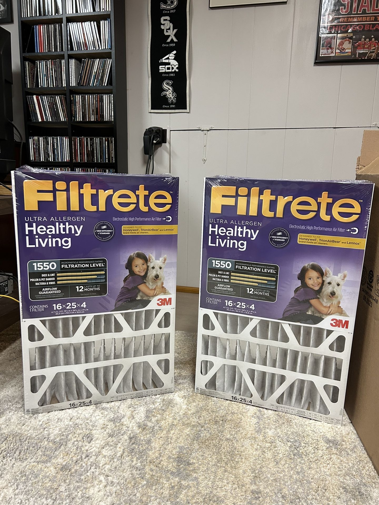 Furnace Filters, 16x25x4