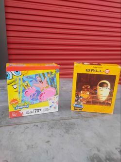 Sponge Bob & Wall E Jigsaw Puzzles