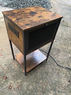 Nightstand with Charging Station