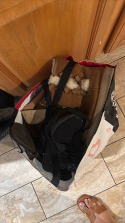Full bag of shoes